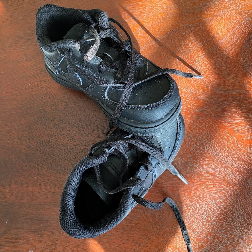 Nike Air Force 1 Toddler Sneakers | Size 7C | Black | Excellent Condition